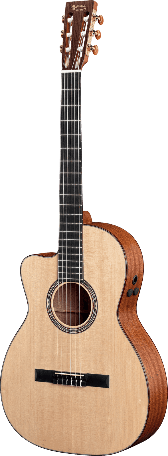 Gaucher 000 nylon Epicéa Sitka/Sapele 000C-N-L