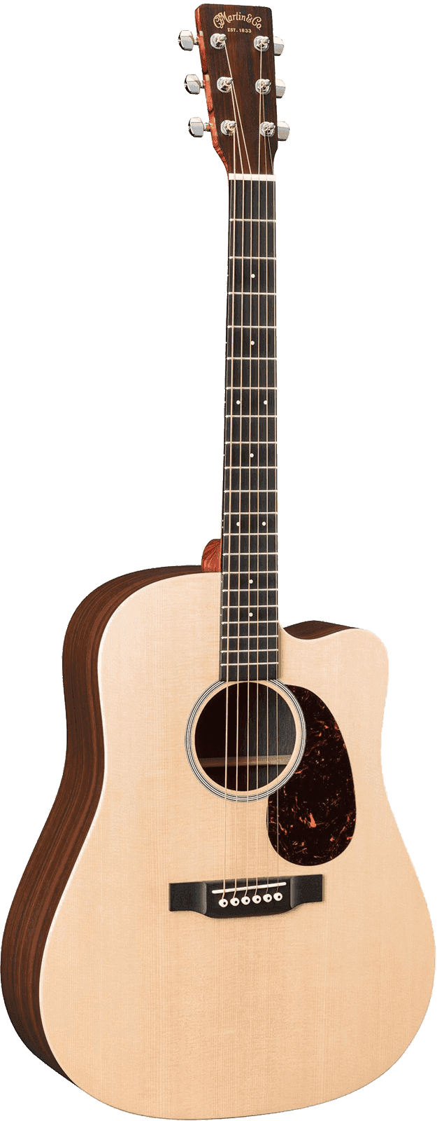 Dreadnought Cut Epicéa Sitka/Paliss HPL DCX1RAE