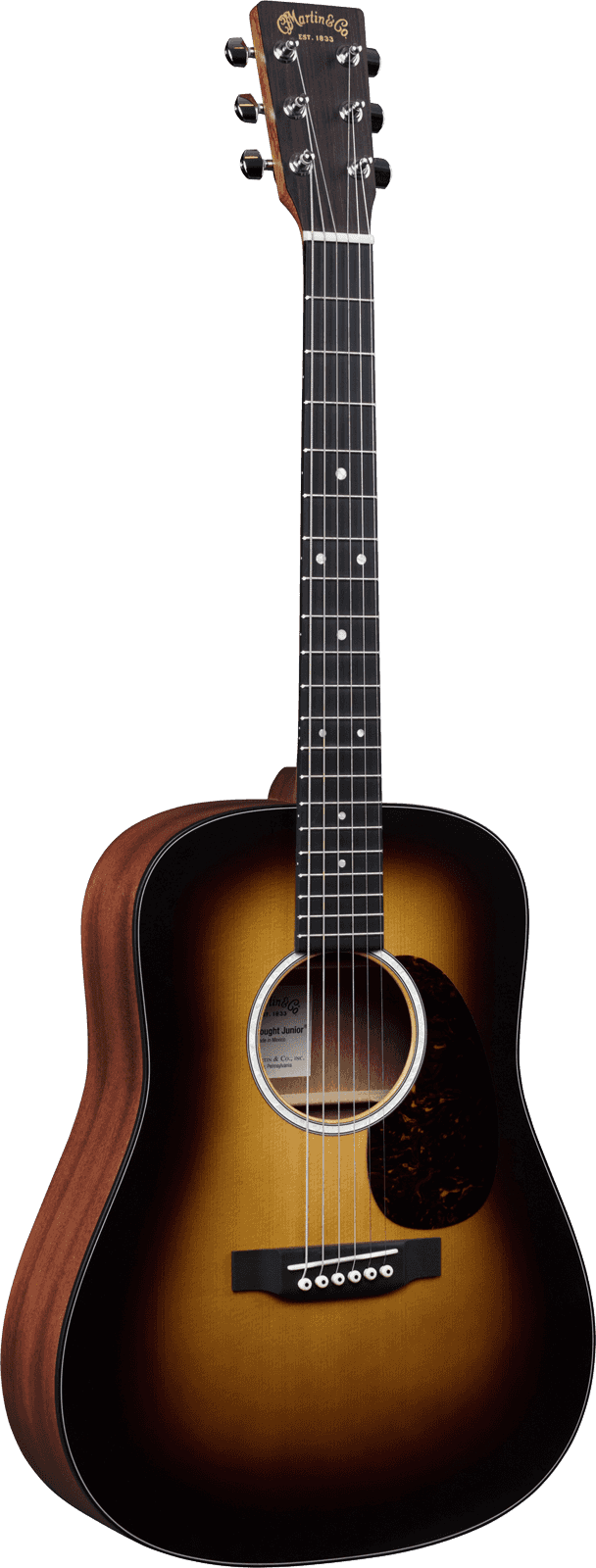 Dreadnought Epicéa Sitka/Sapele Sunburst DJR-10-SUB