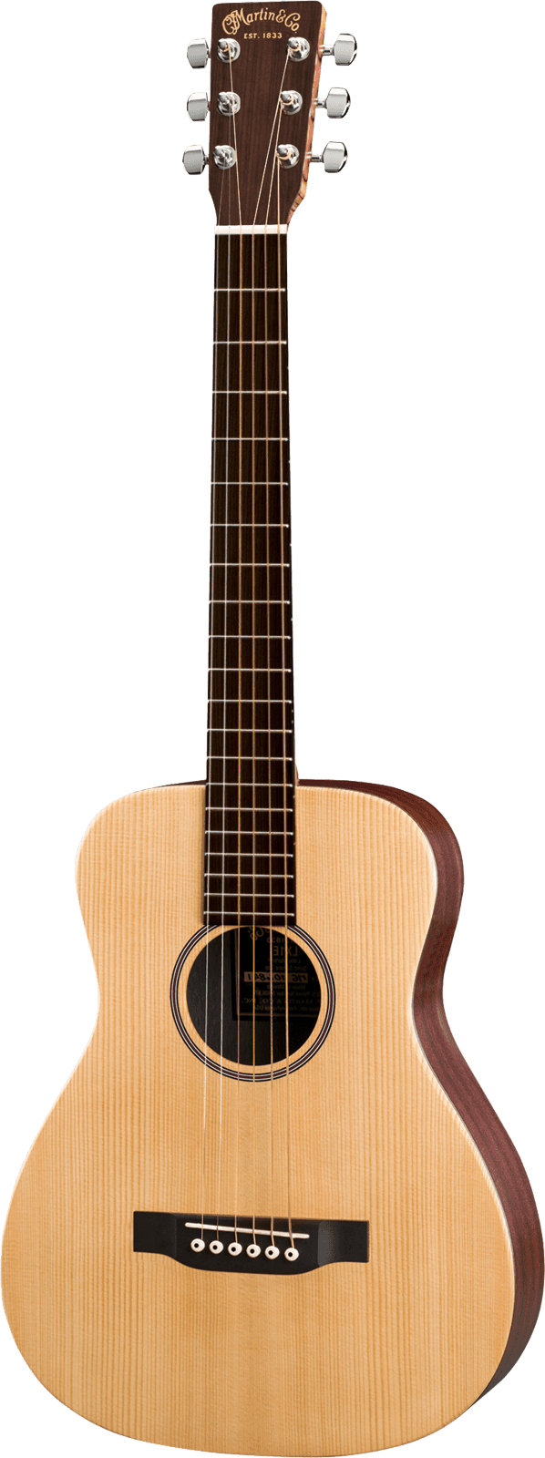 Gaucher Little Martin Epicéa/Acajou HPL LX1E-L