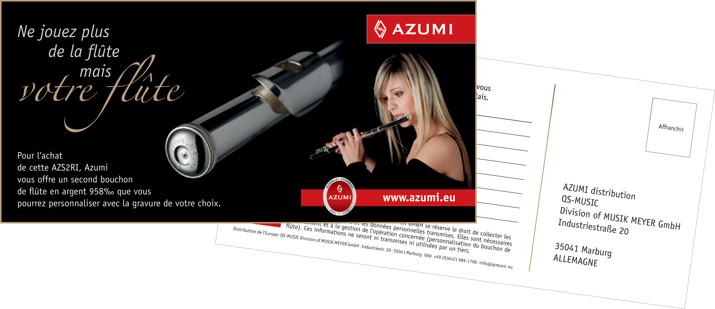 La Boite Noire du Musicien - Recevez gratuitement votre bouchon Azumi gravé