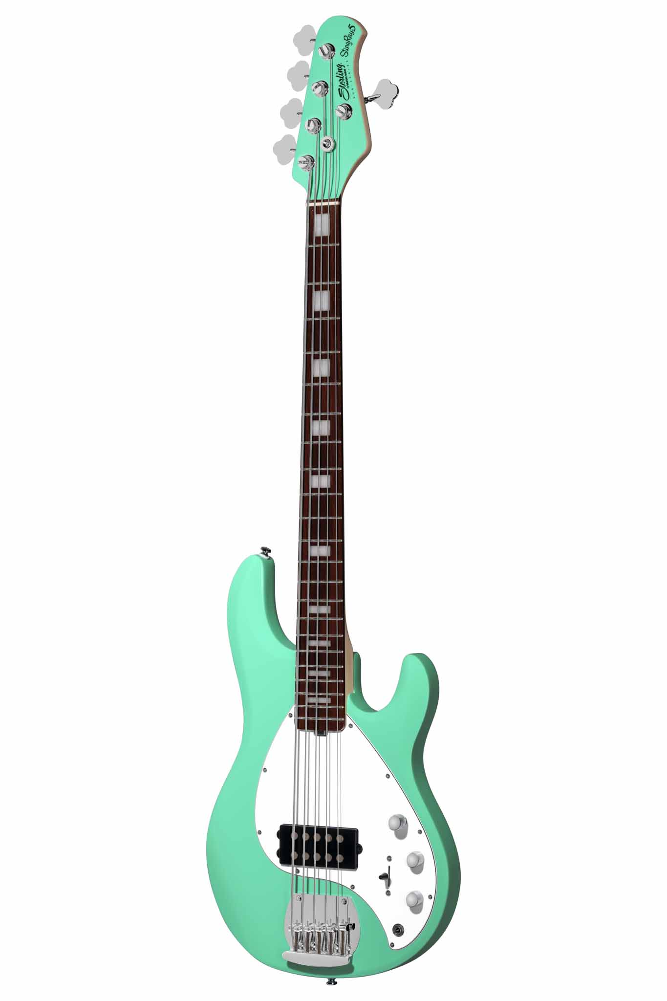 StingRay Plus SUB Série Sterling by Music Man 5 cordes Seafoam Green