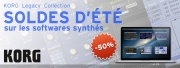 KORG : -50% sur tous les softwares de synthés