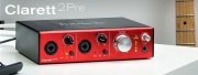 Nouvelle interface audio Focusrite Clarett 2Pre