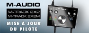 Vos interfaces audio M-Track 2x2 évoluent !