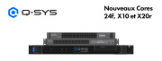 Nouveaux processeurs x10, x20r et core 24f