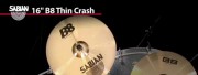 Sabian 16 B8 Thin Crash 
