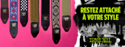 Les nouvelles sangles Ernie Ball : si attachantes