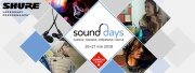 Retrouvez Shure aux Sound Days 2018 !
