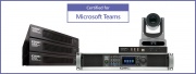 Nouvelles solutions QSC certifiées Microsoft Teams