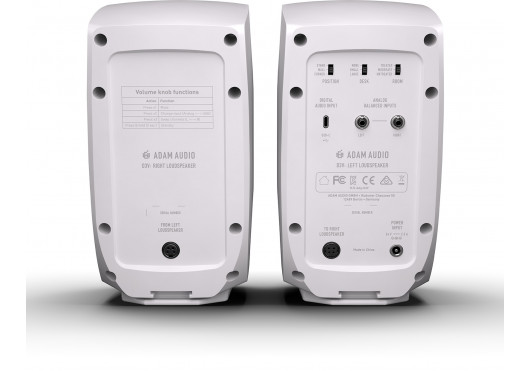 D3V-WHITE ADAM AUDIO Enceintes actives D3V-WHITE