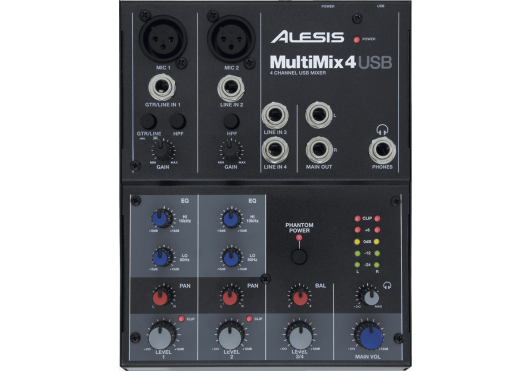 ALESIS Mixeurs de studio MM4USB