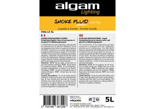 ALGAM LIGHTING Liquides FOG-LF-5L