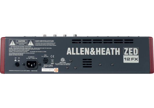 ALLEN & HEATH Mixeurs Analogiques ZED-12FX