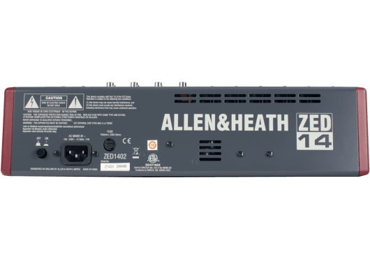 ALLEN & HEATH Mixeurs Analogiques ZED-14