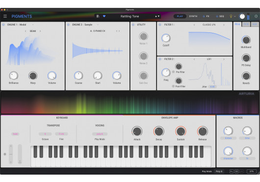 ARTURIA LOGICIELS PIGMENTS6-EDU