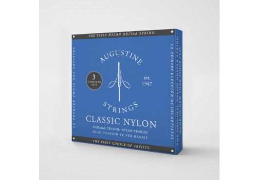 AUGUSTINE CORDES CLASSIQUES BLEU-3P