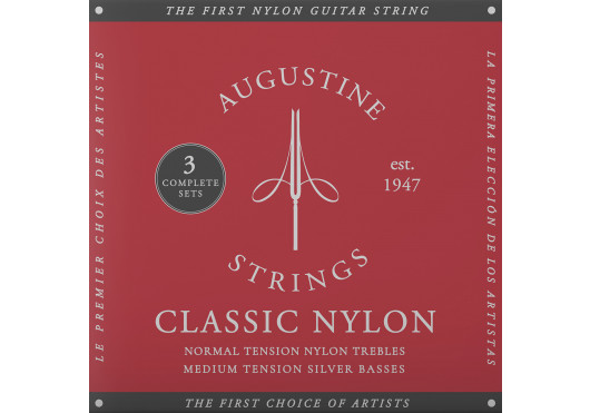 AUGUSTINE CORDES CLASSIQUES ROUGE-3P