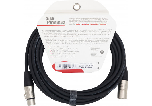 GCWB-XLR-20 GATOR CABLEWORKS CÂBLES MICROPHONE GCWB-XLR-20