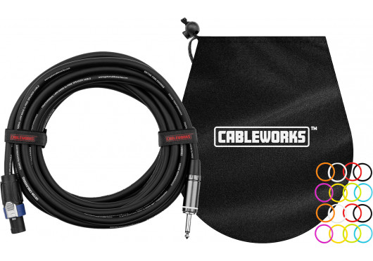 CABLEWORKS CÂBLES HAUT-PARLEUR GCWC-SPK-10-1TL