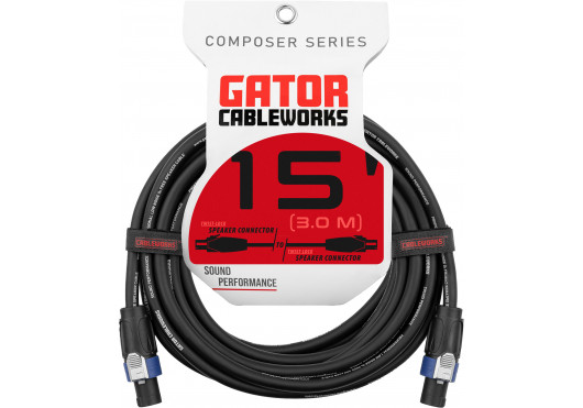CABLEWORKS CÂBLES HAUT-PARLEUR GCWC-SPK-15-2TL