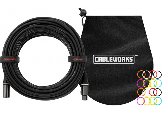 CABLEWORKS CÂBLES MICROPHONE GCWC-XLR-100