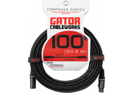 CABLEWORKS CÂBLES MICROPHONE GCWC-XLR-100