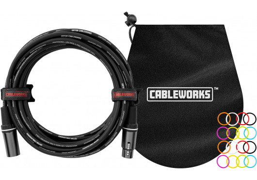 CABLEWORKS CÂBLES MICROPHONE GCWC-XLR-20