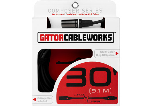 CABLEWORKS CÂBLES MICROPHONE GCWC-XLR-30