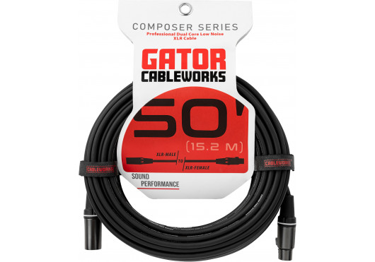 CABLEWORKS CÂBLES MICROPHONE GCWC-XLR-50