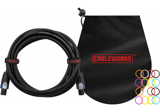 CABLEWORKS CÂBLES HAUT-PARLEUR GCWH-SPK-10-2TL