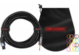 CABLEWORKS CÂBLES HAUT-PARLEUR GCWH-SPK-25-1TL
