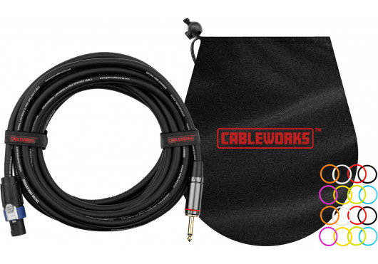 CABLEWORKS CÂBLES HAUT-PARLEUR GCWH-SPK-25-1TL