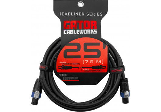 CABLEWORKS CÂBLES HAUT-PARLEUR GCWH-SPK-25-2TL