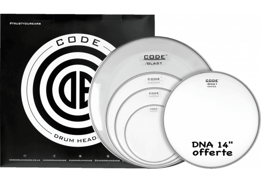 CODE DRUMHEADS Full Pack FPDNACLRF