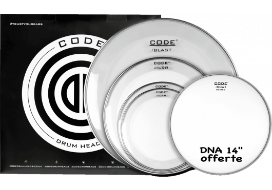 CODE DRUMHEADS Full Pack FPRRCLRS