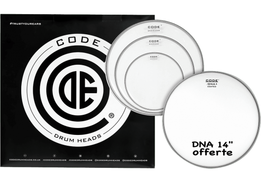 CODE DRUMHEADS TOM PACK TPDNACLRF