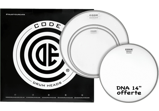 CODE DRUMHEADS Tom Pack TPDNACLRS
