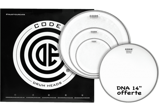 CODE DRUMHEADS Tom Pack TPGENCLRR