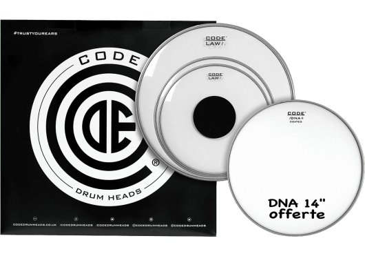 CODE DRUMHEADS Tom Pack TPLAWCLRS