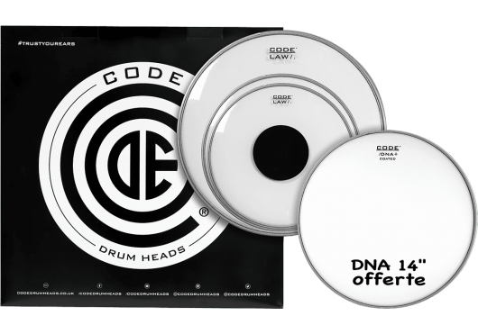 CODE DRUMHEADS TOM PACK TPLAWCLRS
