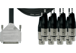 Sub-D/8x XLR femelles - 1.5m photo Sub-D/8x XLR femelles - 1.5m