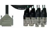 Sub-D/4 XLR m+4 XLR Tasc - 1.5m photo Sub-D/4 XLR m+4 XLR Tasc - 1.5m