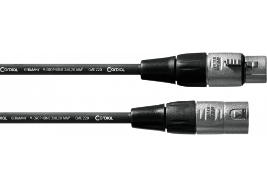 CORDIAL CÂBLES MICROPHONE CFM1.5FM