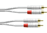 2 RCA/2 RCA - 6m blanc photo 2 RCA/2 RCA - 6m blanc