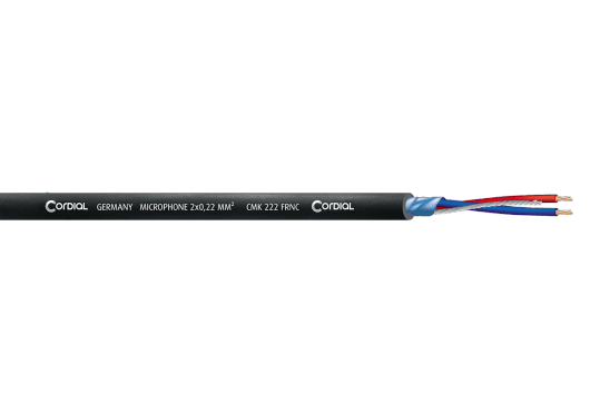 CORDIAL Câbles microphone CMK222BLACK100-FRNC
