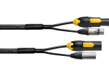 XLR 3 pts + Pcon True1 - 5m photo XLR 3 pts + Pcon True1 - 5m