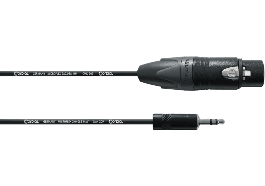 CORDIAL Câbles microphone CPM1.5FW-UNB