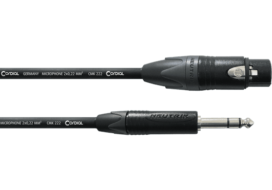 CORDIAL Câbles microphone CPM2.5FV