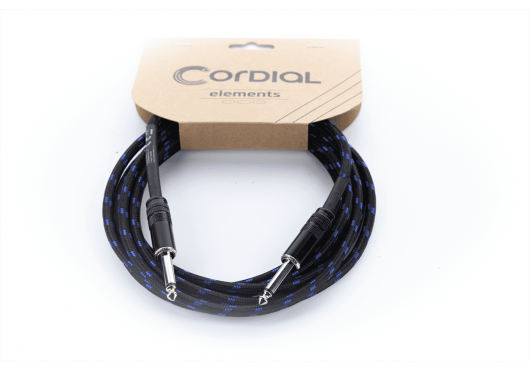 CORDIAL Câbles Instrument EI3PP-TWEED-BL